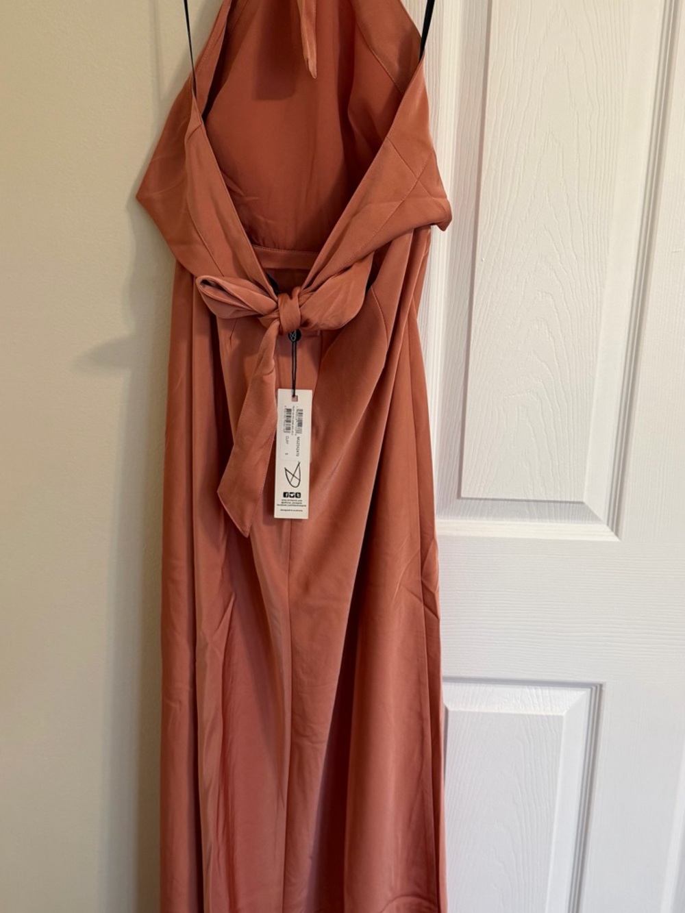 ✅ sold. Nwt Revolve Minkpink Finlay Midi Dress in Peach - Picture 5 of 7